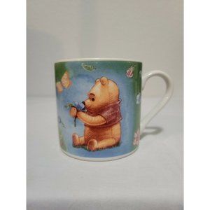 Winnie The Pooh Coffee Mug Simply Pooh Disney Flowers Butterflies Cup